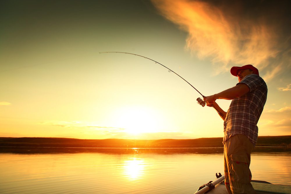 Man fishing